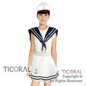 DISFRAZ MARINERA NI�A CAND TALLE 2 x 1